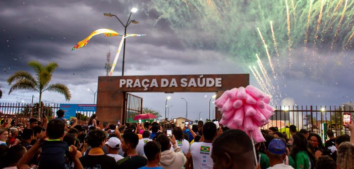 PREFEITURA INAUGURA A PRAÇA DA SAÚDE COM FESTA DA POPULAÇÃO