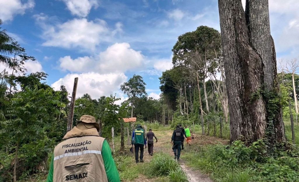 Fiscalização Municipal flagra ocupação ilegal de terra, queimadas e desmatamento na Vila dos Cabanos, em Barcarena