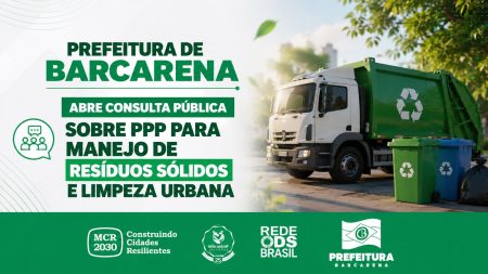 Prefeitura de Barcarena abre Consulta Pública sobre PPP para manejo de resíduos sólidos e limpeza urbana
