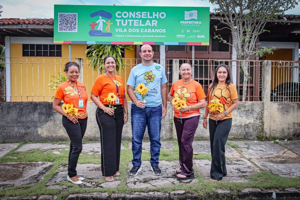 Conselheiros tutelares realizam ações do Maio Laranja em escolas de Barcarena