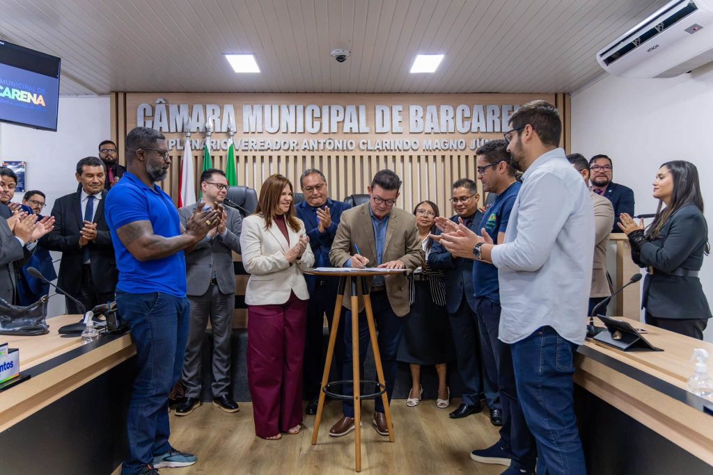 Prefeito assina Ordem de Serviço para construção da nova Câmara Municipal de Barcarena